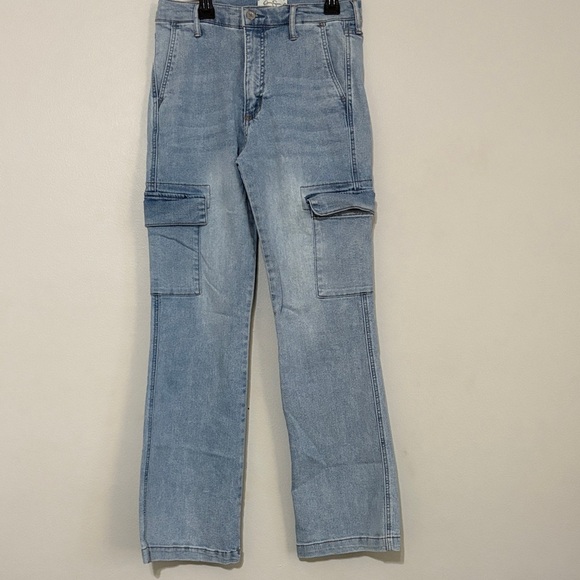 Jessica Simpson Cargo Blue Jeans - Picture 3 of 11